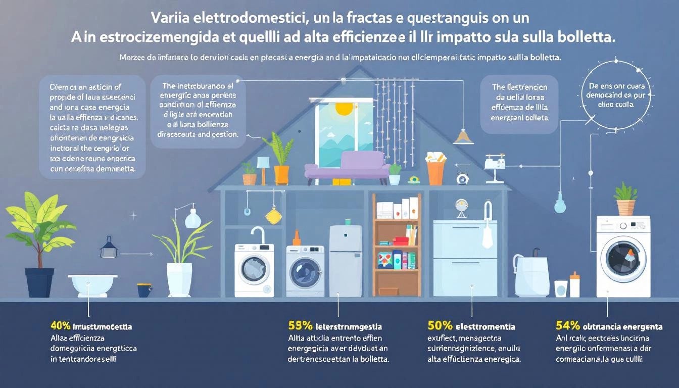 Scopri quali elettrodomestici ti fanno spendere di più e come ridurre il costo della bolletta