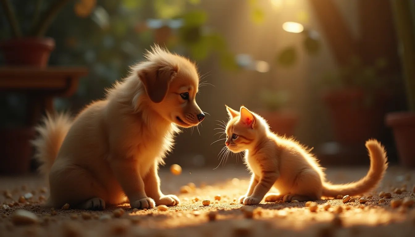 Il segreto per un'armonia perfetta tra cani e gatti a casa tua