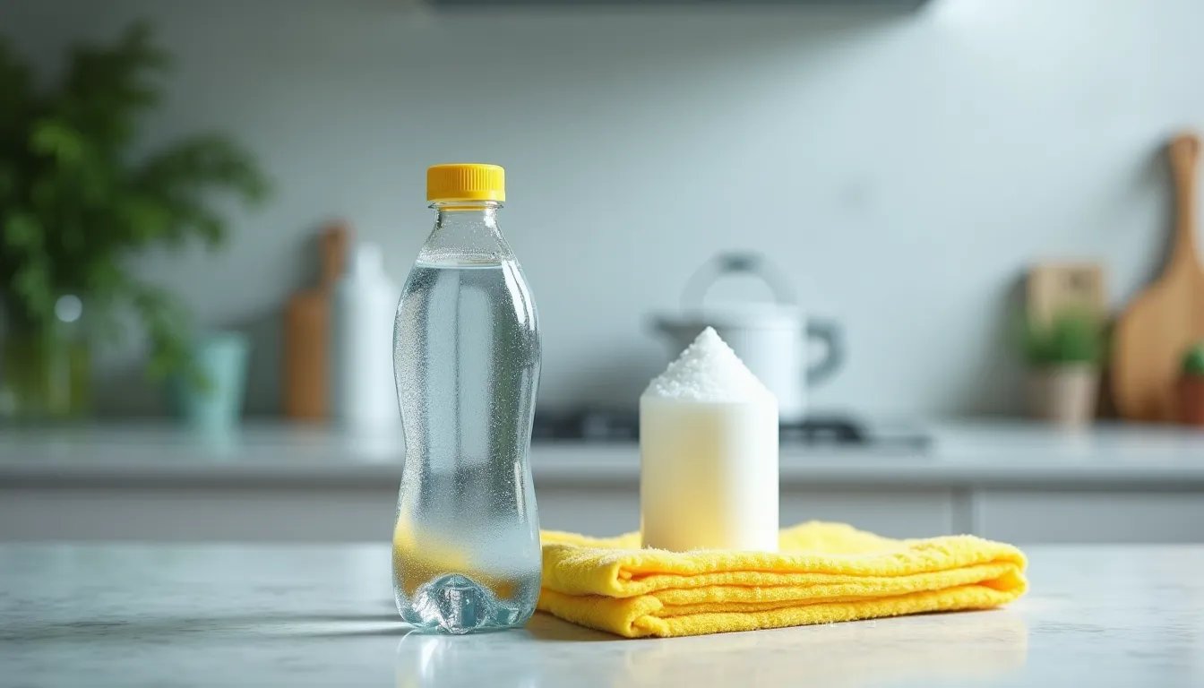 La sorprendente efficacia di acqua ossigenata e bicarbonato nella pulizia domestica