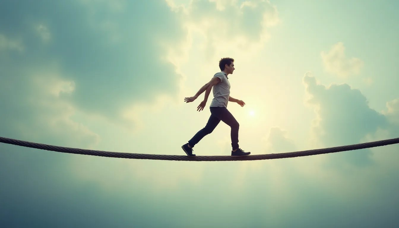 L'abitudine che ci tiene in bilico: scopri perché ci sentiamo sempre sul filo