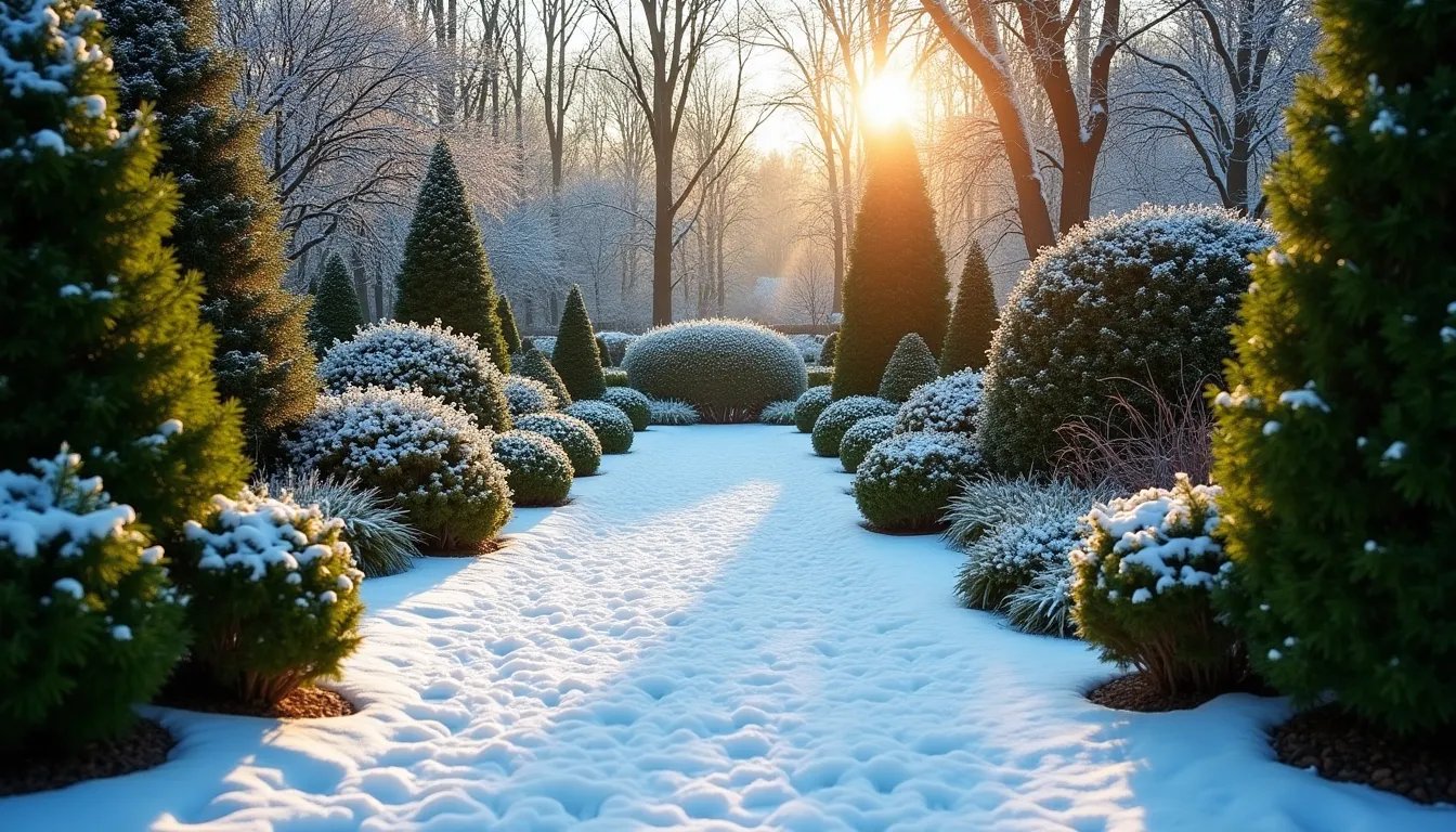 L’incredibile segreto di un giardino invernale che sorprende anche sotto la neve