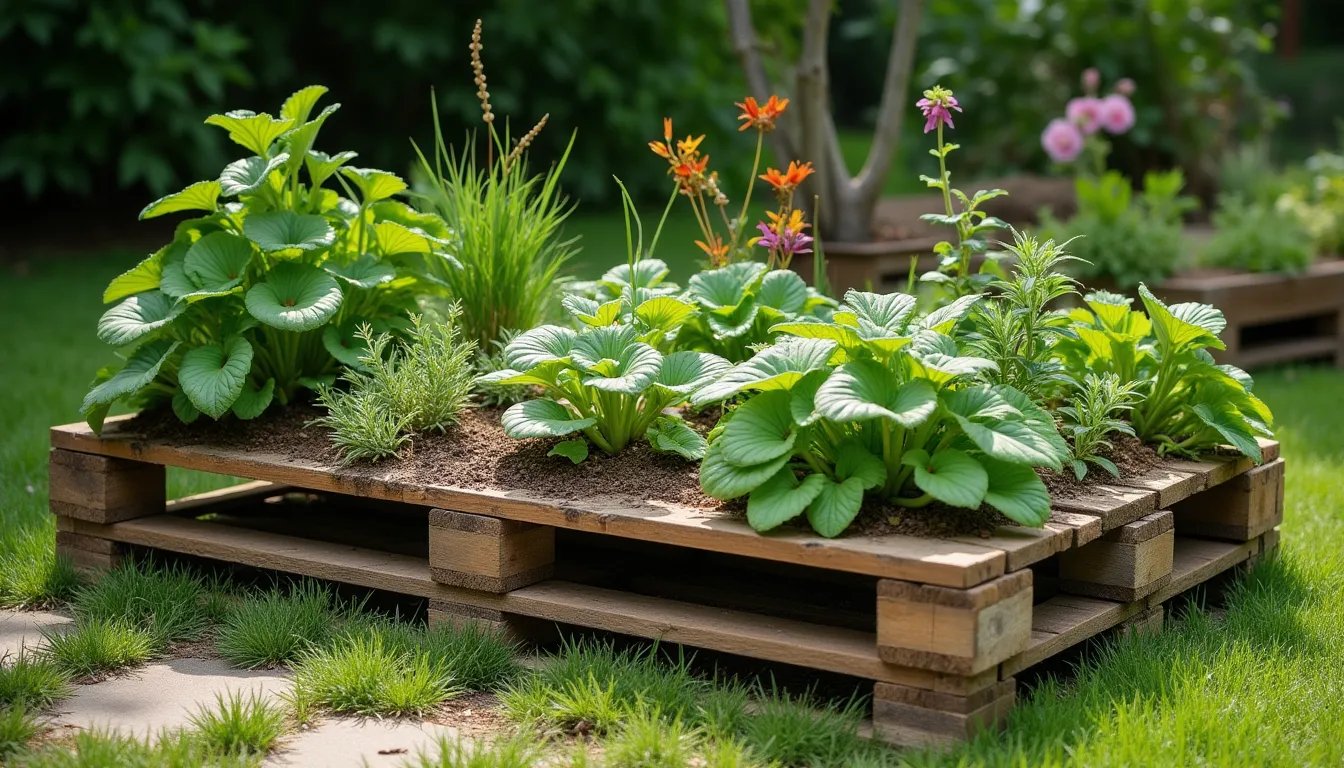 Scopri come i pallet trasformano il tuo giardino in un orto rialzato sostenibile
