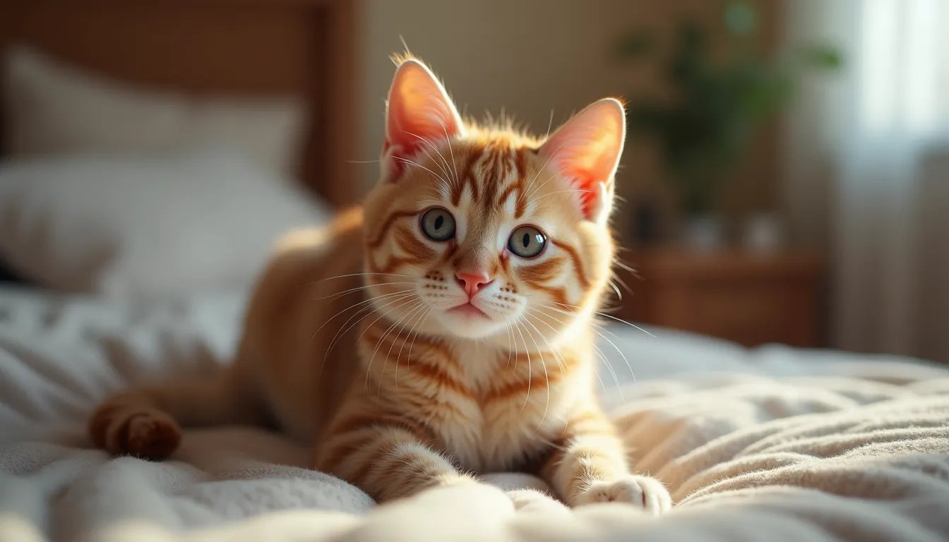 Scoprire le cause sorprendenti del comportamento dei gatti: perché scelgono il letto per fare pipì