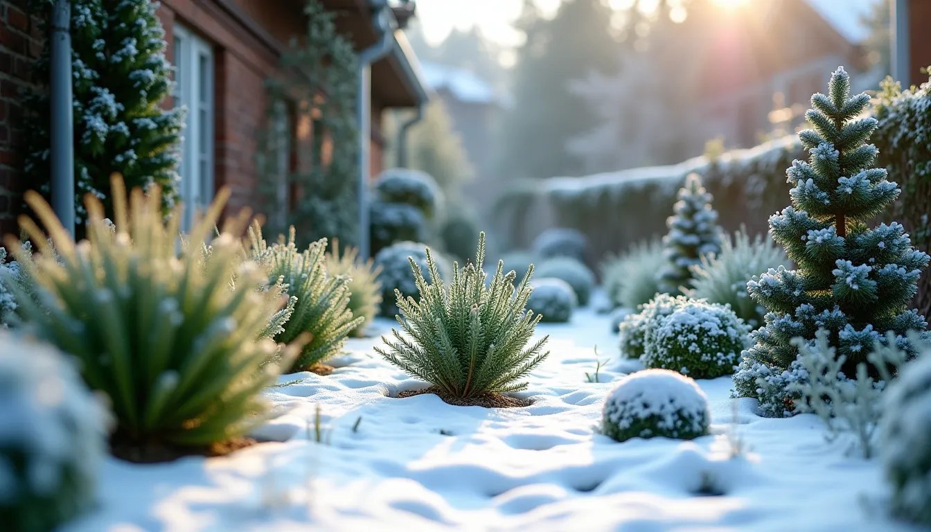 Un materiale sorprendente che protegge le piante dal gelo invernale